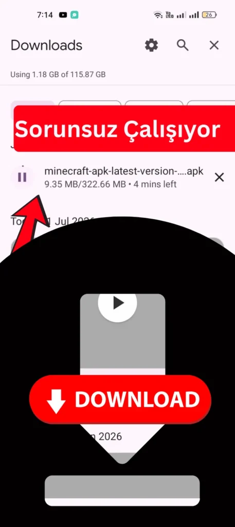 Minecraft APK indir Android