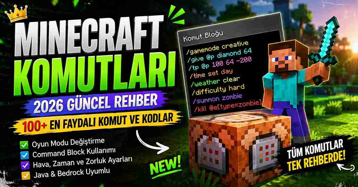 minecraft komutları