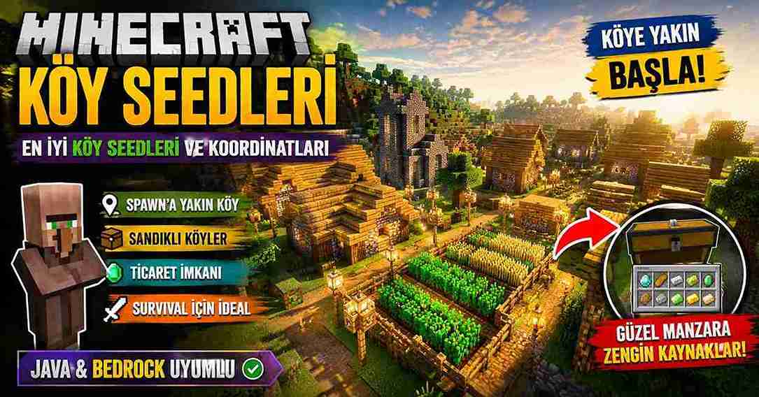 Minecraft Köy Seedleri