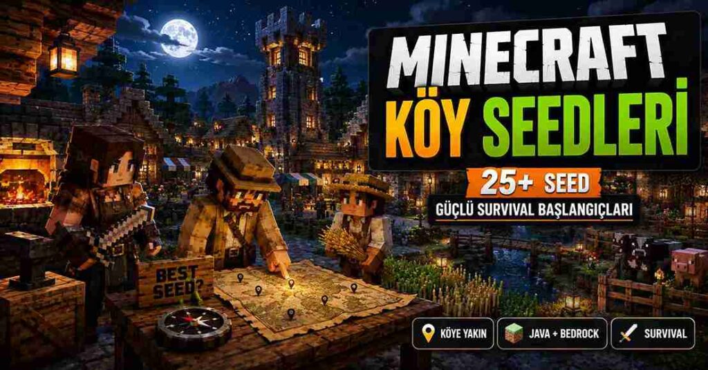 minecraft köy seedleri