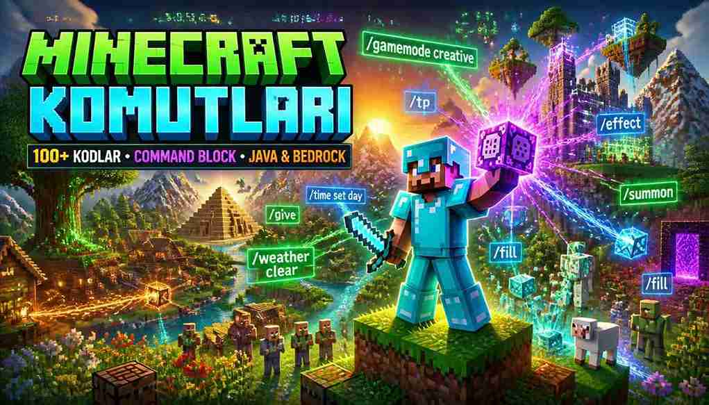minecraft komutları